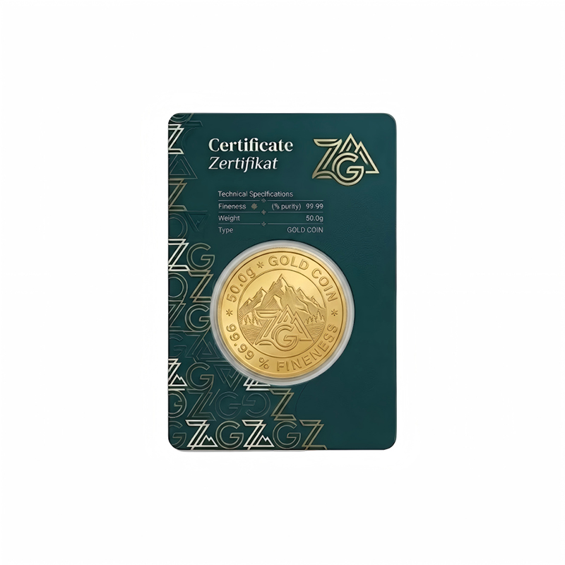 Tamper Evident Gold Bar Assay Card