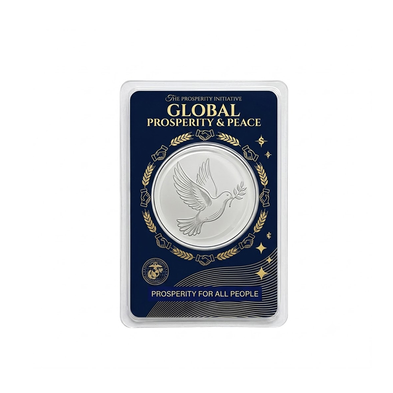 Factory Custom Silver Coin Blister Card