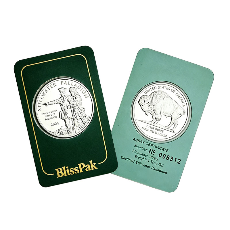 Silver Commemorative Coin Blister Card