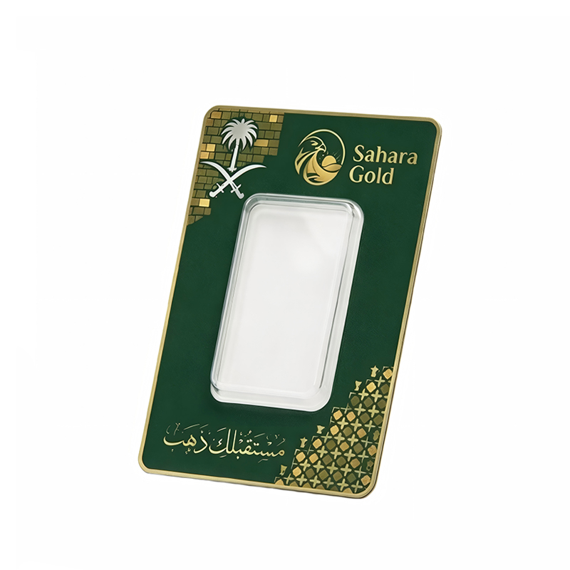 Anti-Counterfeit Gold Bar Blister Card