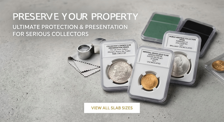 Custom Plastic Coin Collection Holder