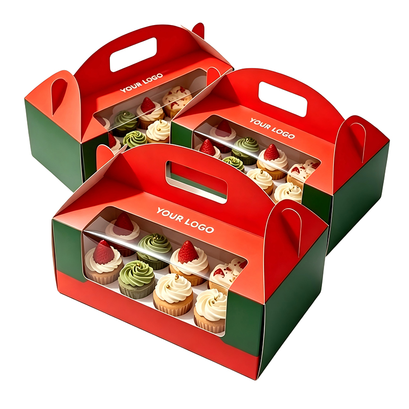 Bulk Purchase Handle Cupcake Boxes