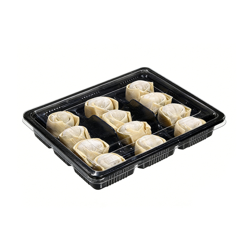 Multi-Compartment Frozen Dumpling Tray