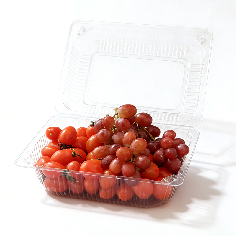 Disposable Clasmshell Fruit Packaging for Grapes