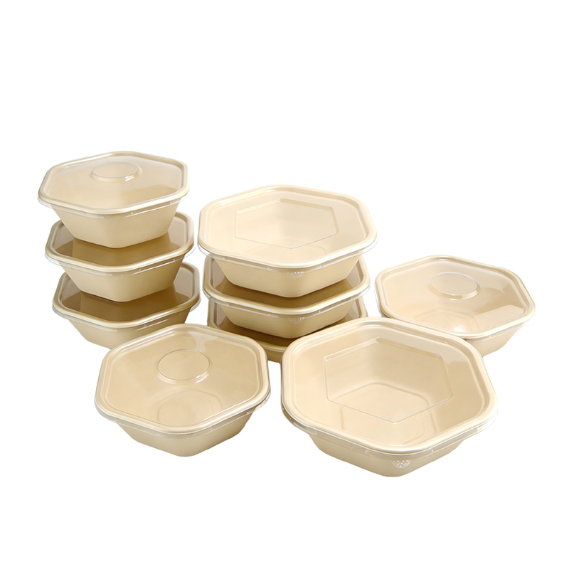 Bagasse Hexagonal Bowls