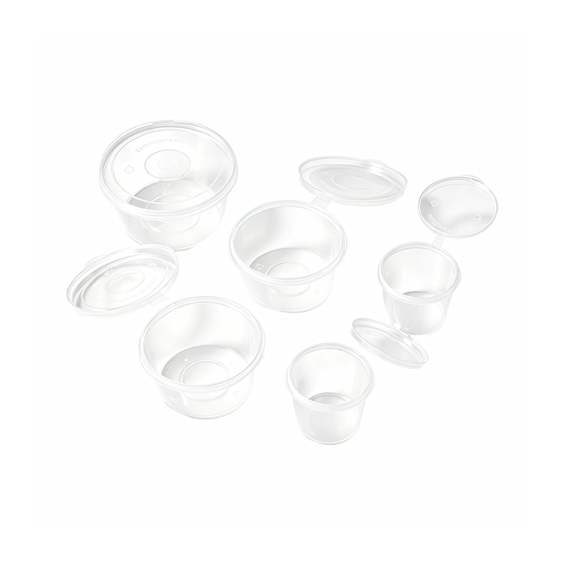 Mini PP Plastic Sauce Cup With Lids