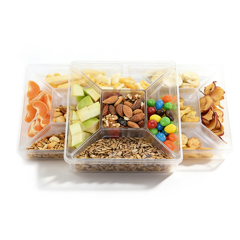 Custom Disposable Divided Blister Snack Tray