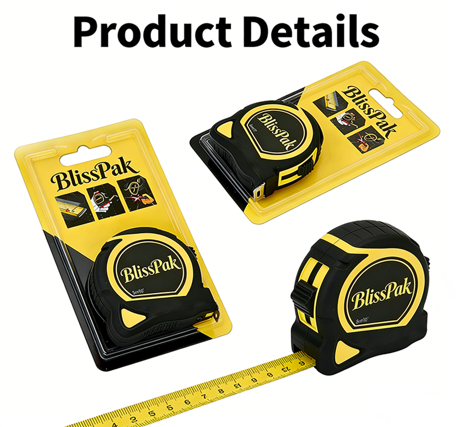 Tape Measure Blister Card Packaging