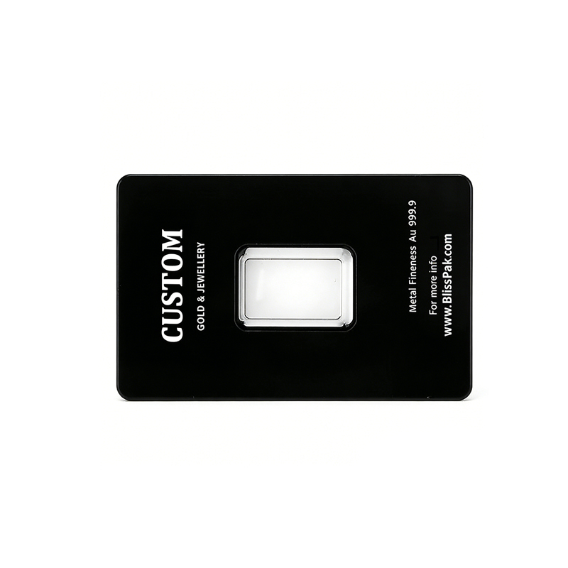 Gold Bar Blister Box with Custom Insert