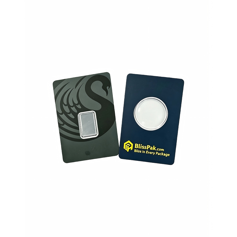 Custom Rectangle Coin Card Supplier