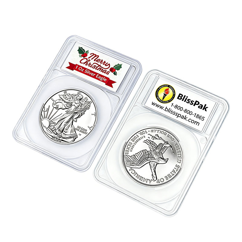Custom Silver Coin Packaging Card