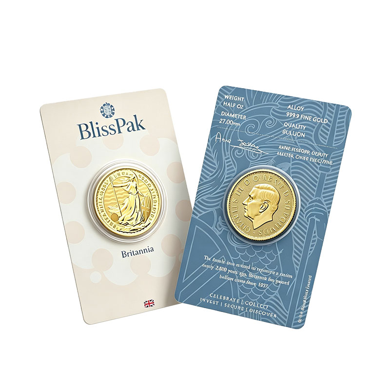 Gold Bullion Coin Blister Card Supplier