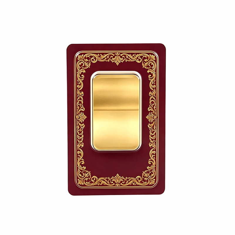 Gold Bar Security Blister Card