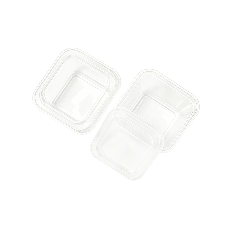 Square Plastic Jelly Dessert Cup 