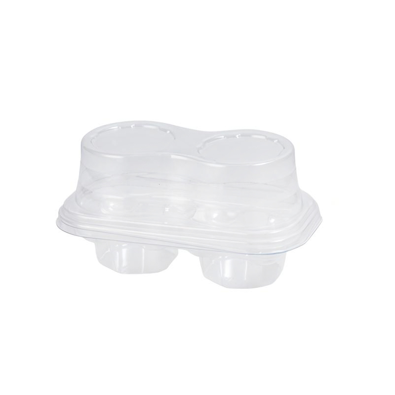 Custom Clear Plastic Cupcake Carry Boxes