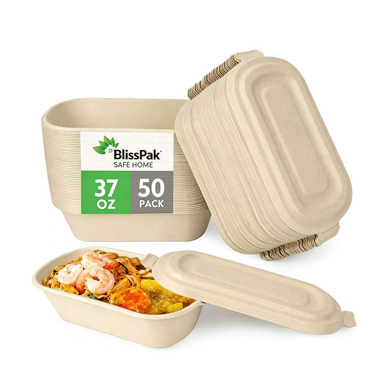 Custom Bamboo Fiber Meal Prep Containers