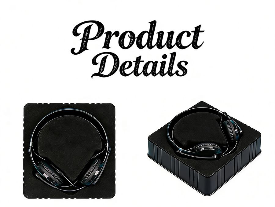 Custom Earphone Flocked Blister Tray
