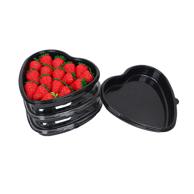Heart-Shaped Transparent Plastic Tray Supplier