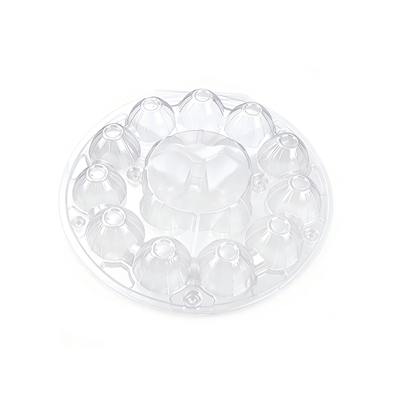 Wholesale 15/18-Cell Round PET Egg Trays