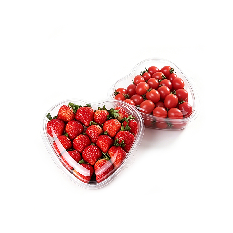 Heart-Shaped Transparent Plastic Tray Supplier