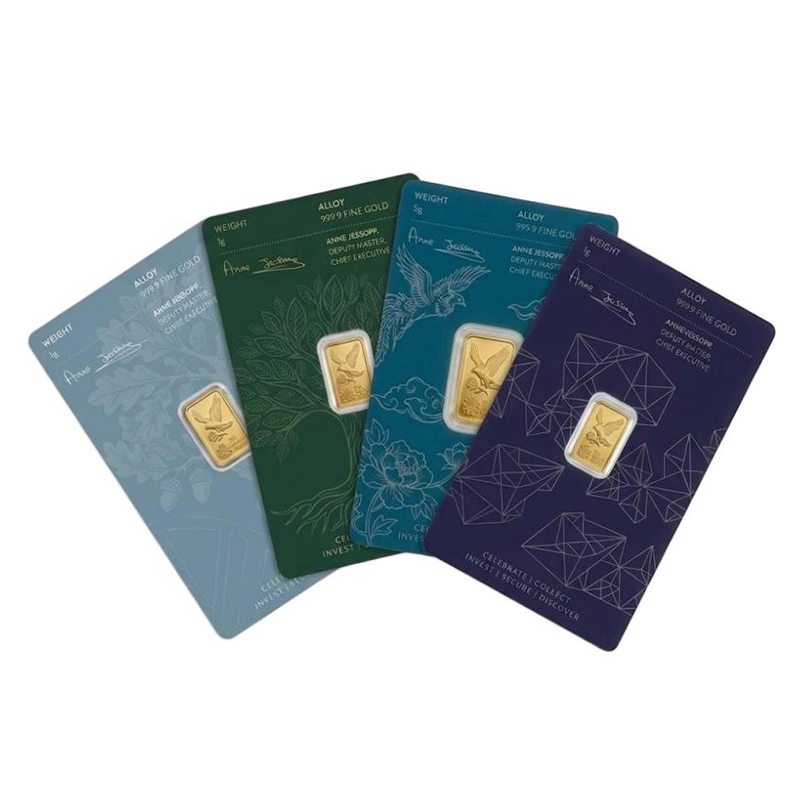 Tamper-Evident Gold Bar Blister Card