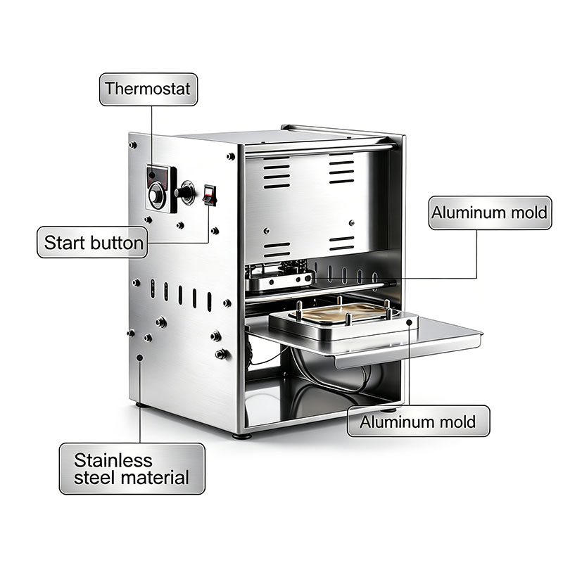 Semi-Automatic Aluminum Foil Sealer Machine