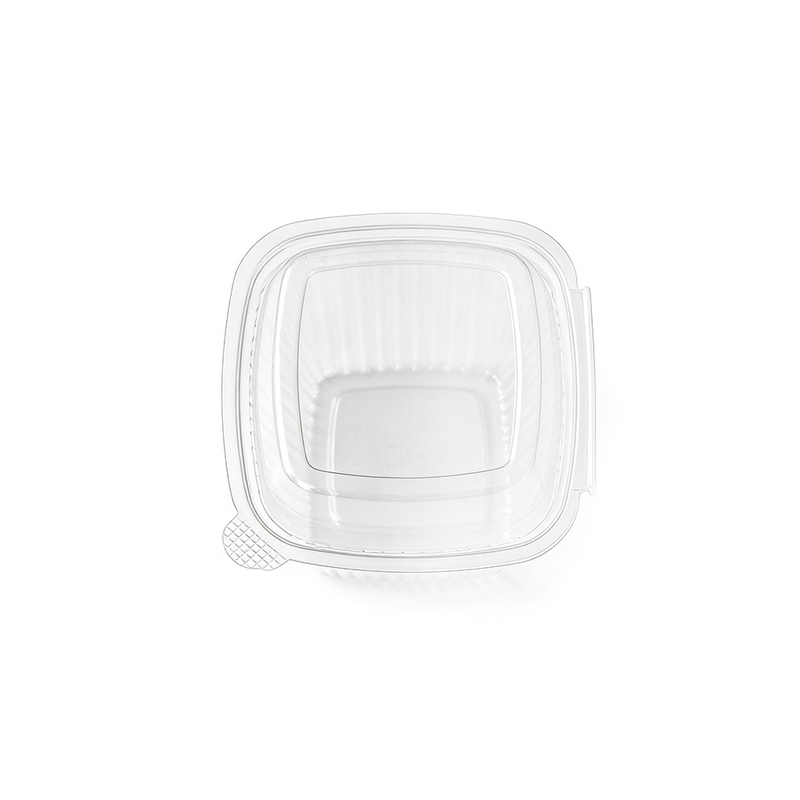 Single Cupcake Container with Square Dome