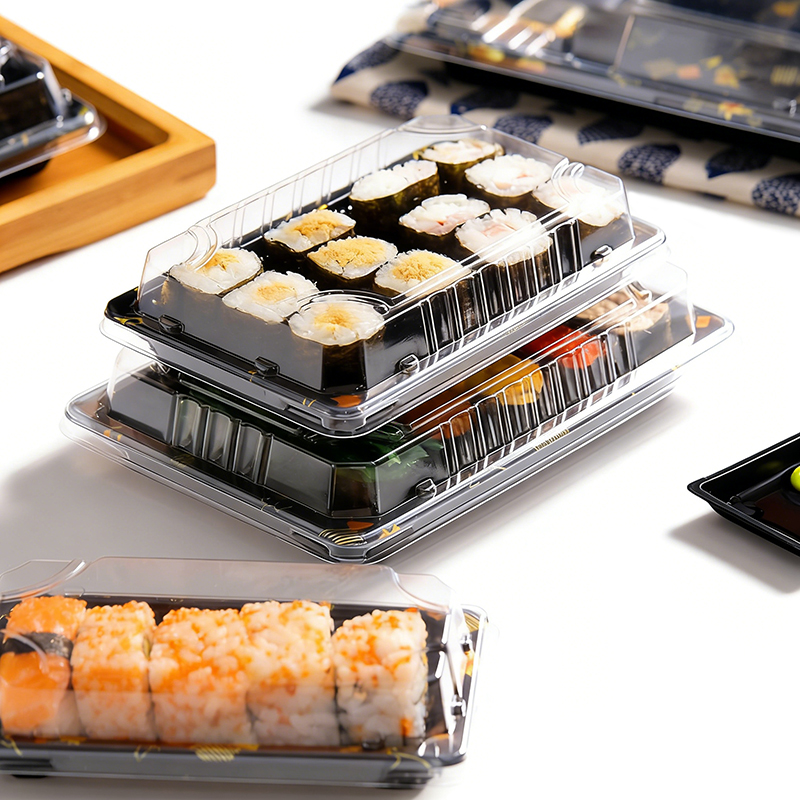 Custom Disposable Sushi Boxes 
