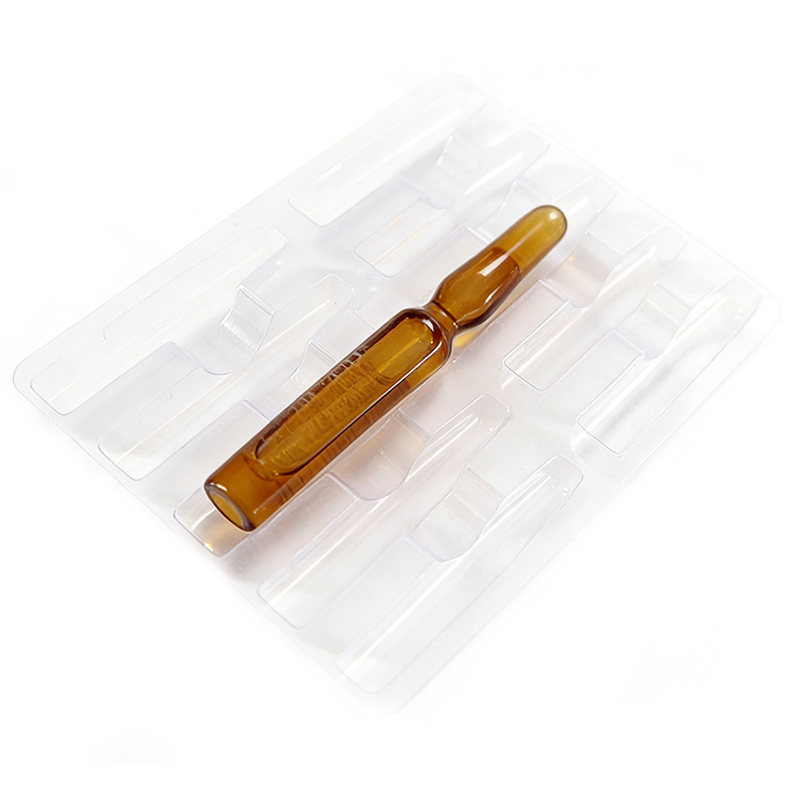 Disposable Medical Ampoule Glass Blister Plastic Packaging Tray