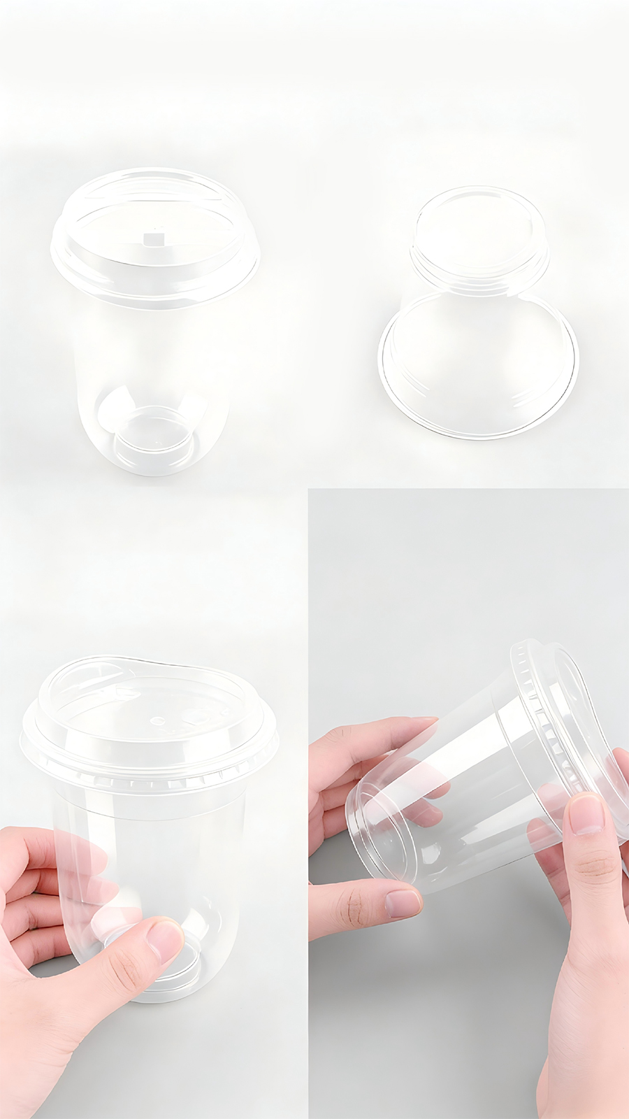 Custom Plastic Coffee Cup for Cold Drink