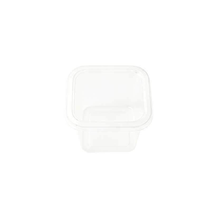 Clear Plastic Jelly Cup with Lid