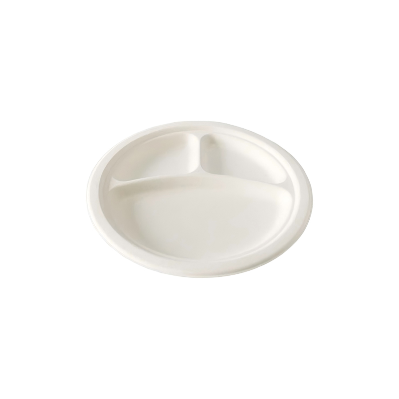 Compostable Sugarcane Bagasse Plates