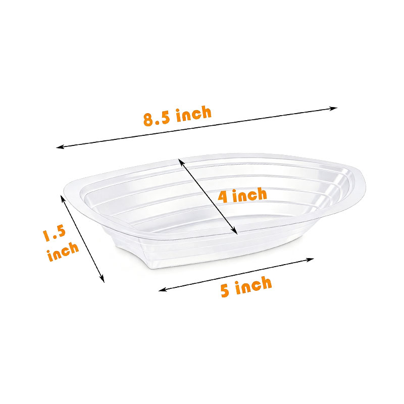 Banana Boat Clear Plastic Container
