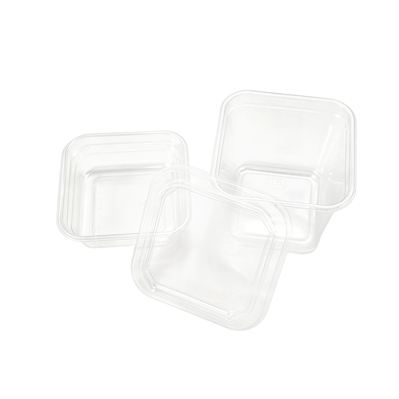 Square Plastic Jelly Dessert Cup 