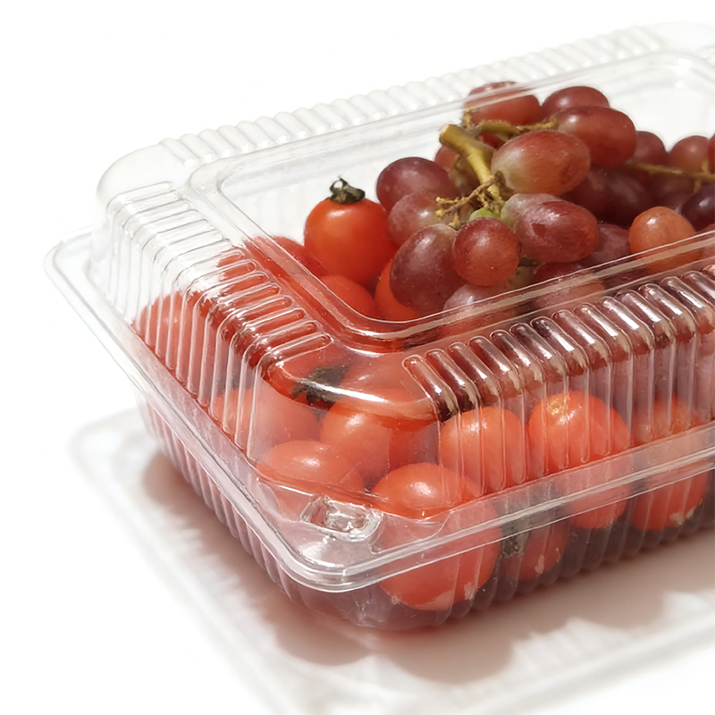 Disposable Clasmshell Fruit Packaging for Grapes