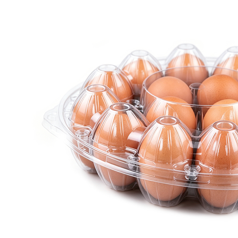 Wholesale 15/18-Cell Round PET Egg Trays