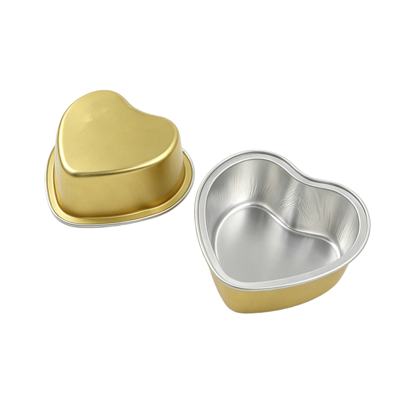 Heart Shaped Aluminum Foil Cake Pans