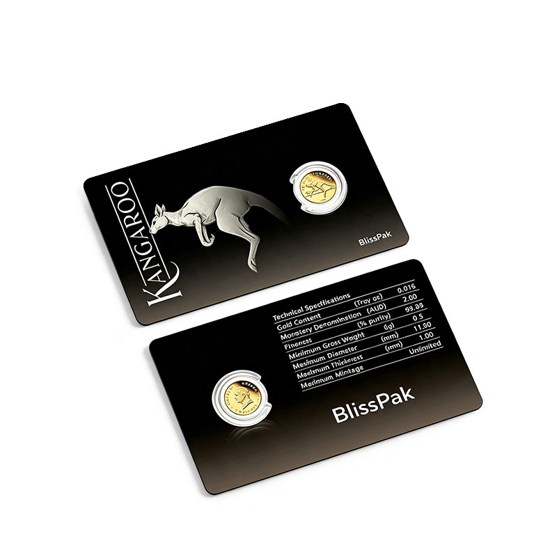 Gold Coins Blister Card Supplier