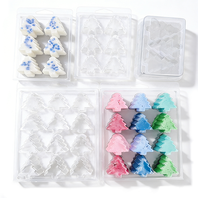 Christmas Tree Shape Wax Melt Clamshell