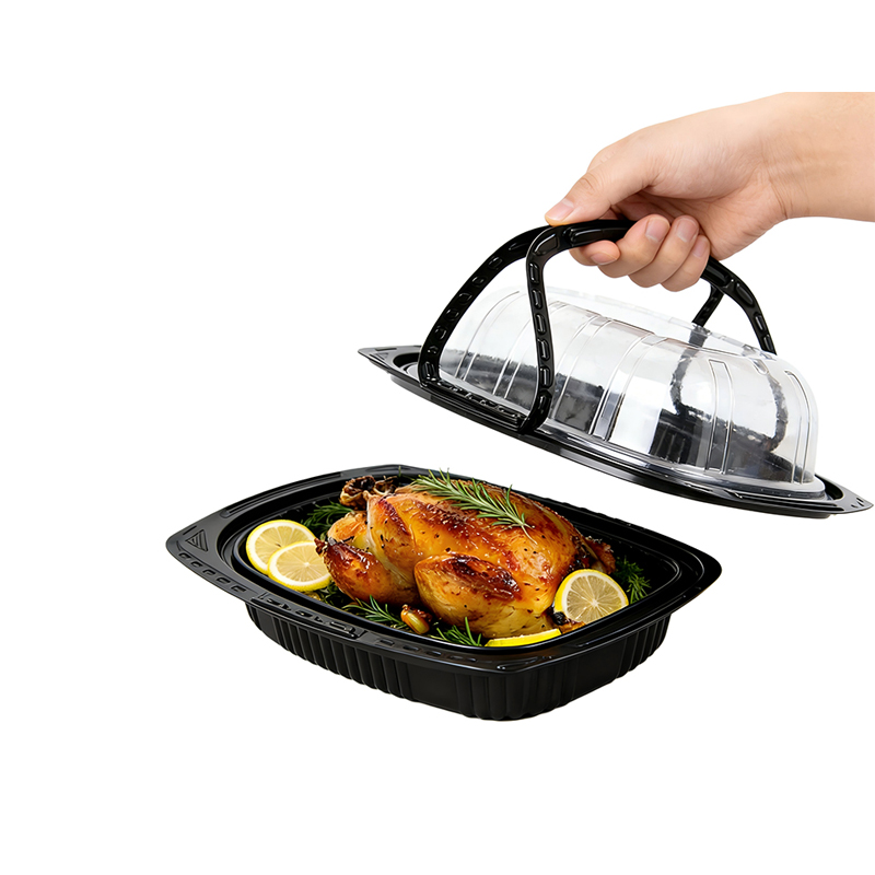 Portable Plastic Packaging for Roast Turkey