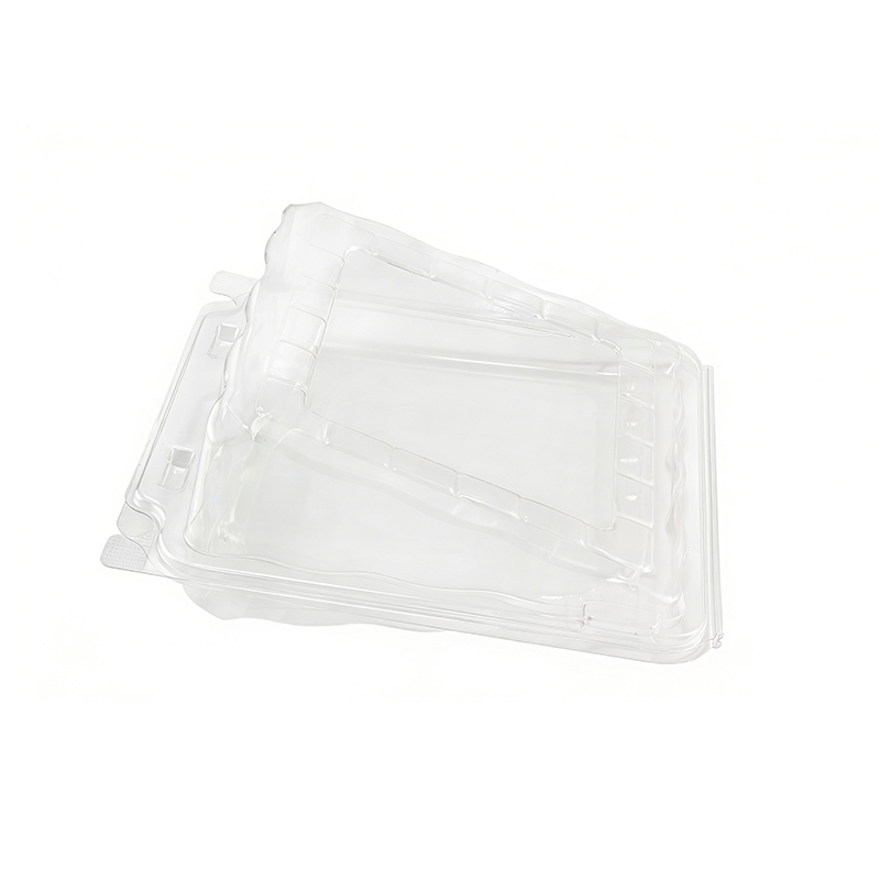 Wholesale Sideways Cake Slice Plastic Container