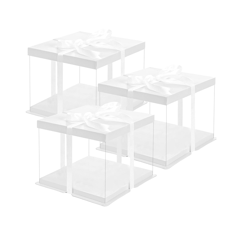 Clear Plastic Cake Packing Box