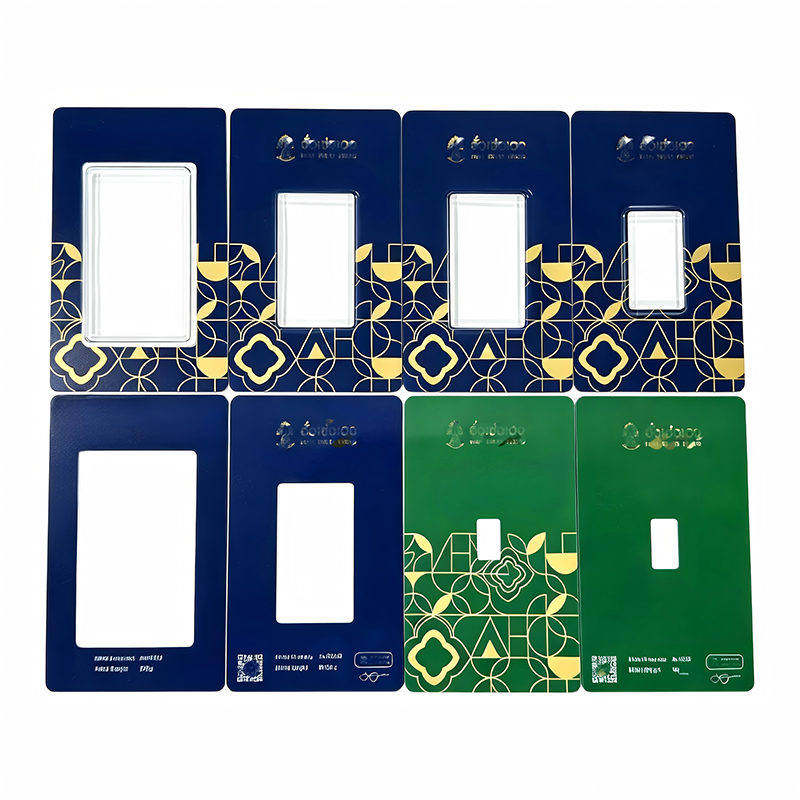 Custom Logo Gold Bar Blister Card
