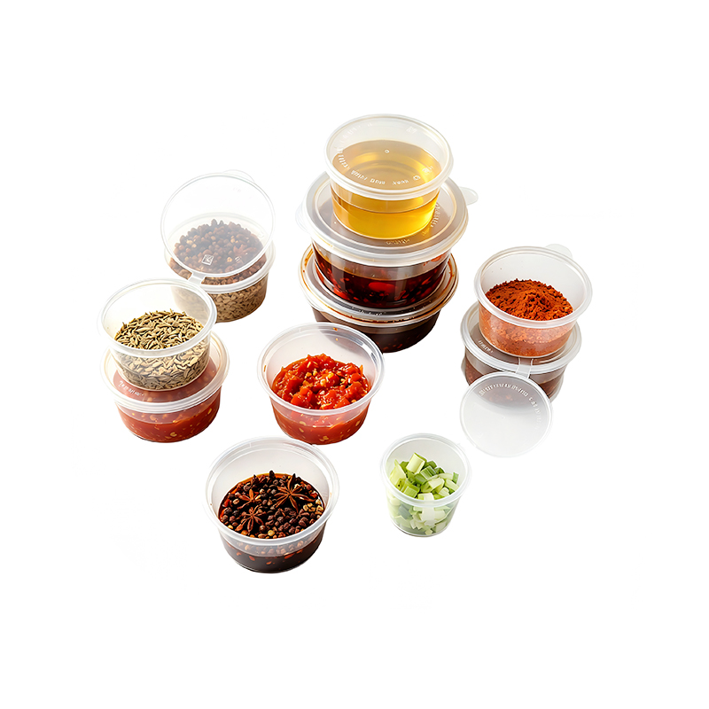 Mini PP Plastic Sauce Cup With Lids