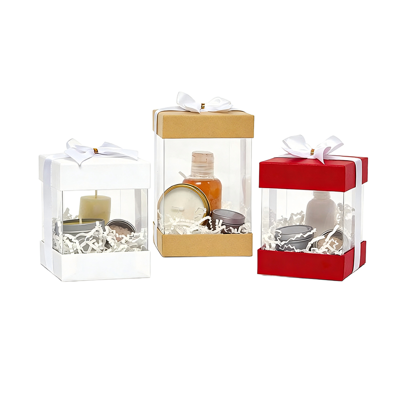 Clear Plastic Gift Boxes with Lids