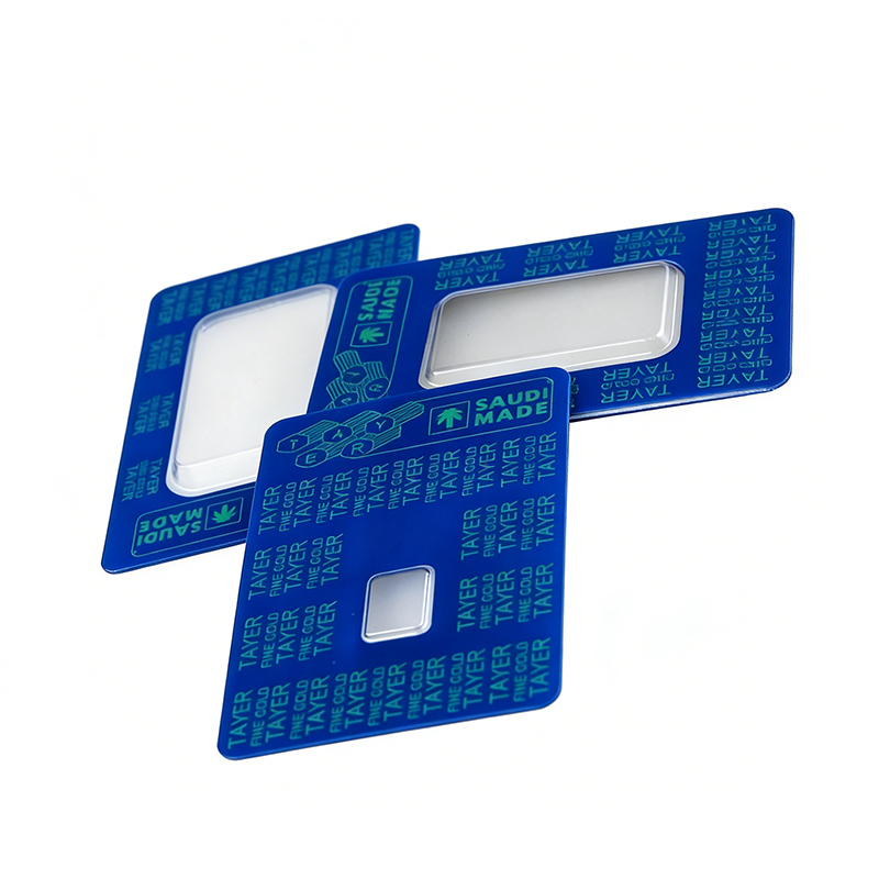 Custom Printed Gold Bar Blister Card