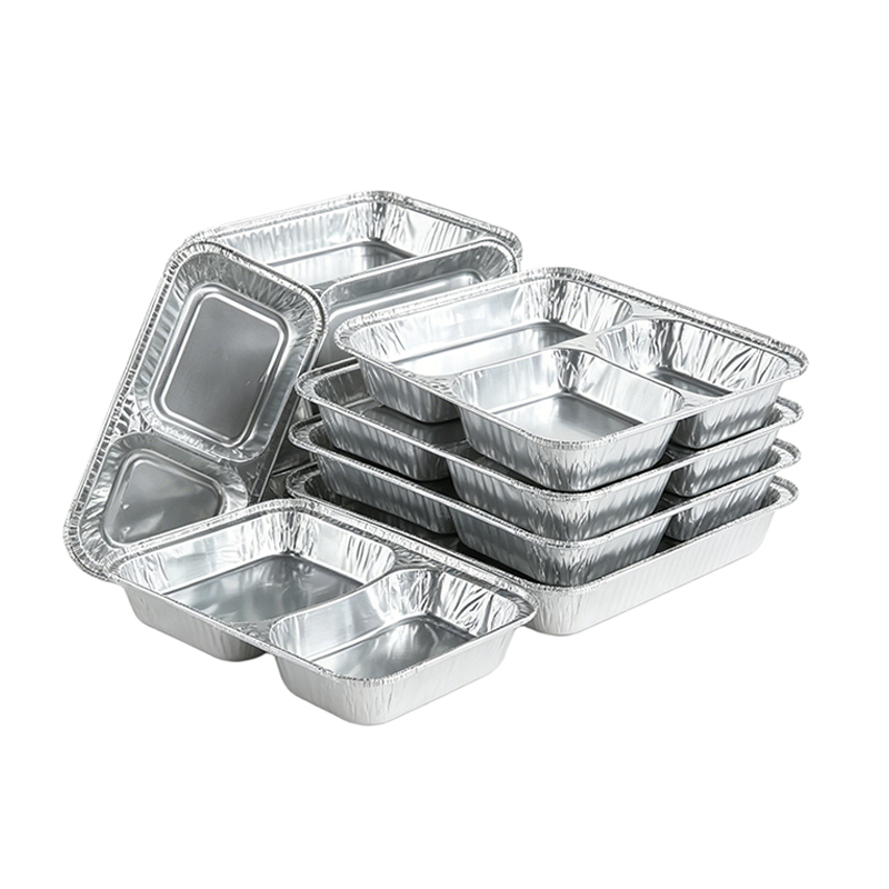 Multi Compartment Airline Aluminum Foil Pans