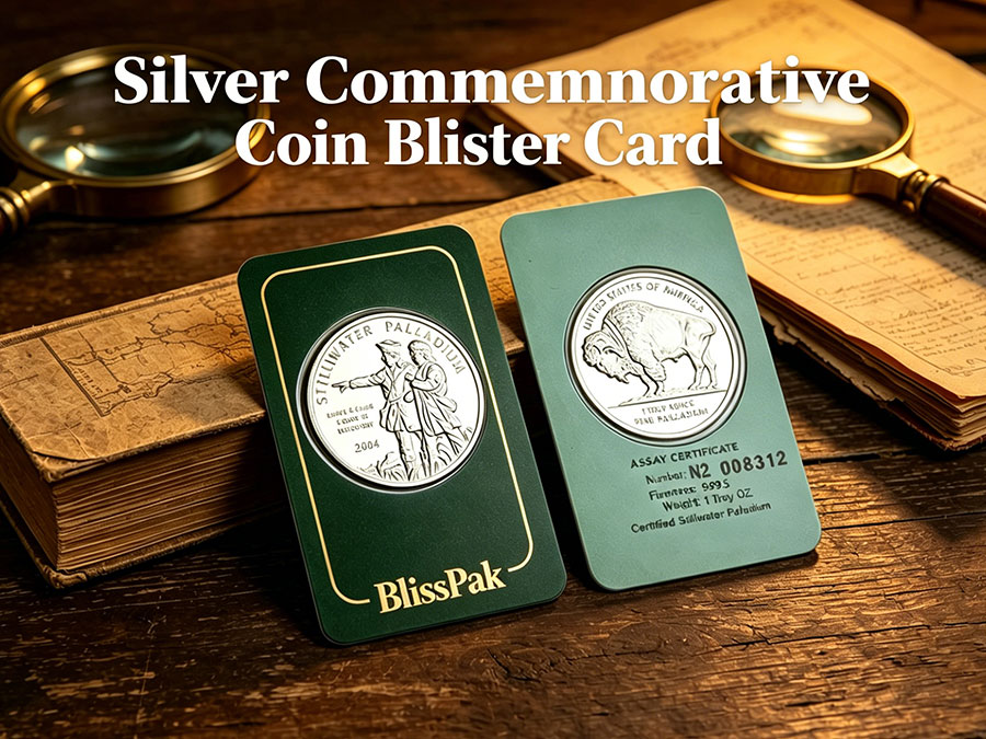 Silver Commemorative Coin Blister Card