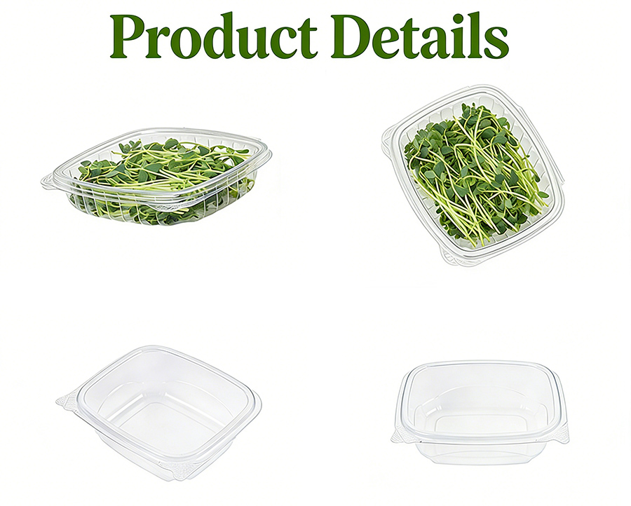 Fresh Herb Plastic Clamshell Packaging