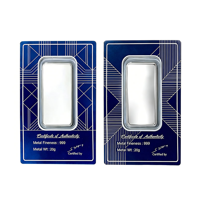 Anti-Counterfeit Silver Bar Card
